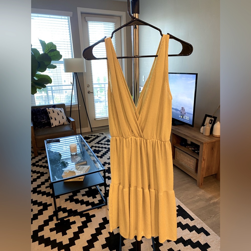 Chartreuse summer dress